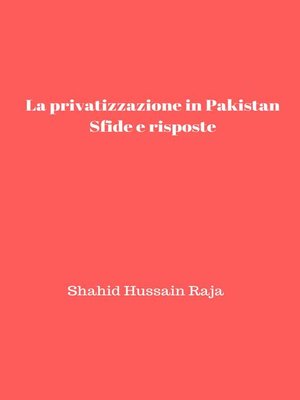 cover image of La privatizzazione in Pakistan